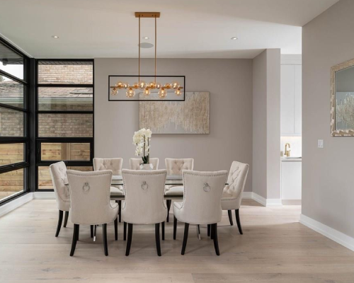 Modern Dining Room - Professional home staging by Lupo Realty in Ontario